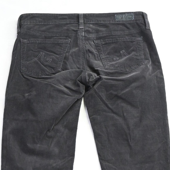 AG Adriano Goldschmied 28 Legging‎ Super Skinny Gray Corduroy Womens Pants - Picture 6 of 7